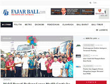 Tablet Screenshot of fajarbali.com